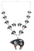 Native American Mesa Design Bear Link Multicolor Necklace Set PS64194